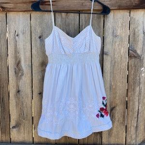 Johnny Was 3J Workshop embroidered mini dress